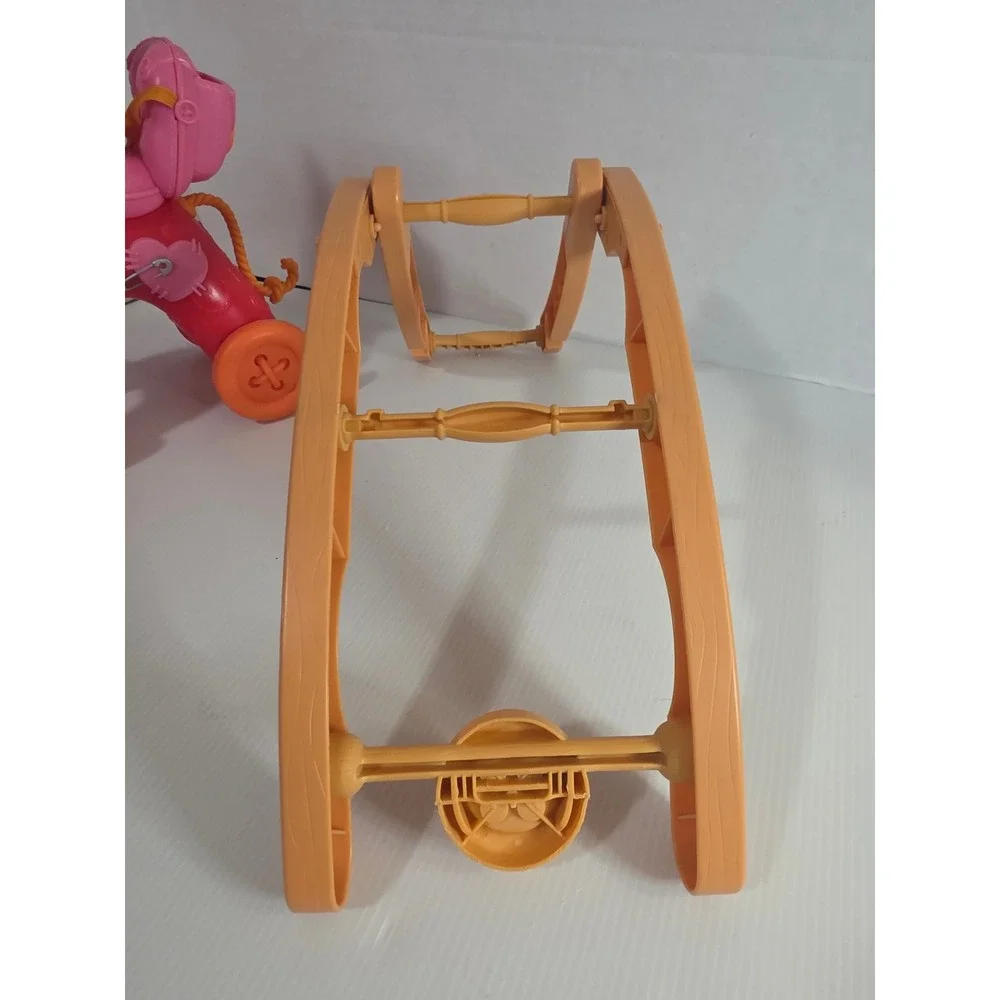 Lalaloopsy Silly Pet Giraffe Rocker Toy Red Fair 513957 Incomplete As Is